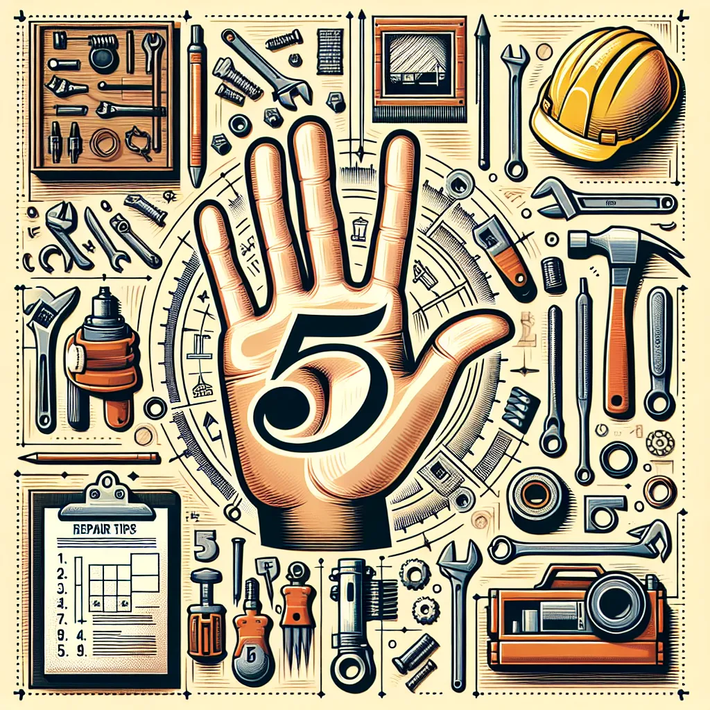 Craftsmanship Unmasked: 5 Essential Repair Tips for DIY Enthusiasts and Construction Pros