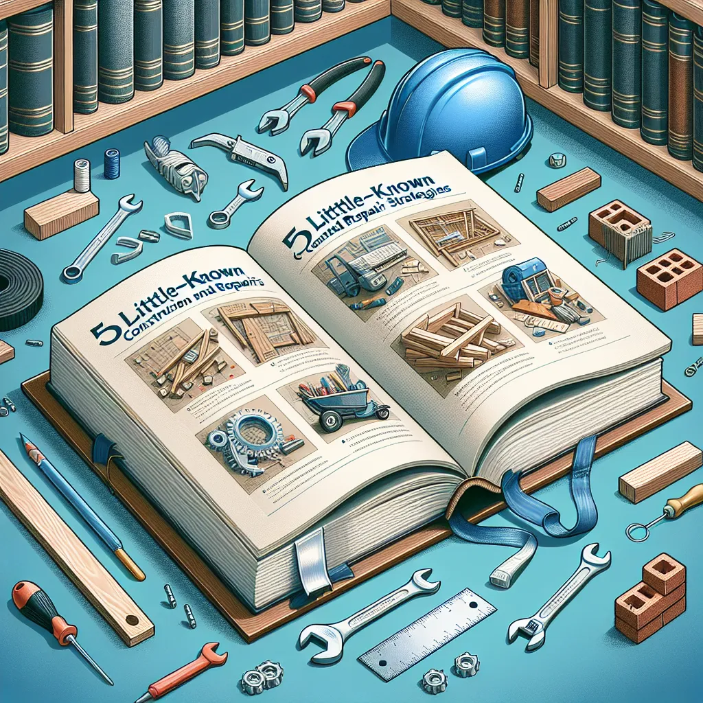 The Ultimate Handbook: 5 Little-Known Construction and Repair Strategies