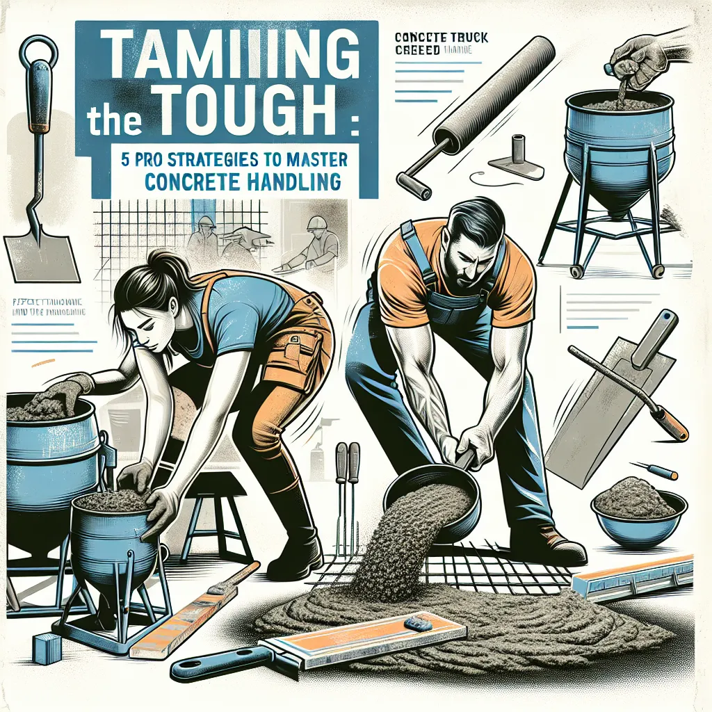 Taming the Tough: 5 Pro Strategies to Master Concrete Handling