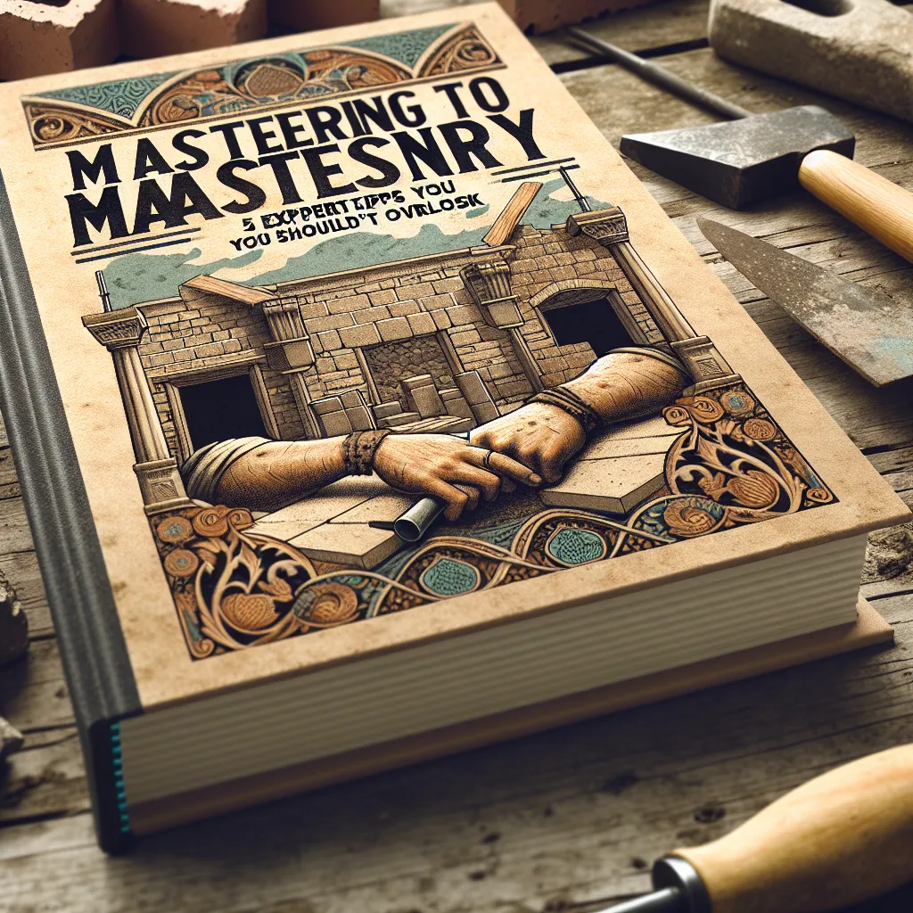 The Ultimate Guide to Mastering Masonry: 5 Expert Tips You Shouldn't Overlook