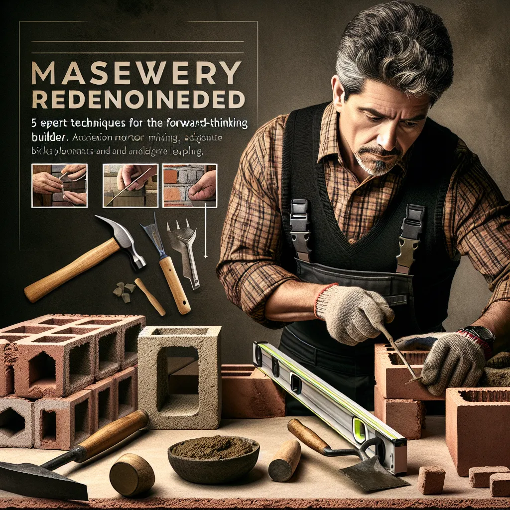 Masonry Redefined: 5 Expert Techniques for the Forward-Thinking Builder