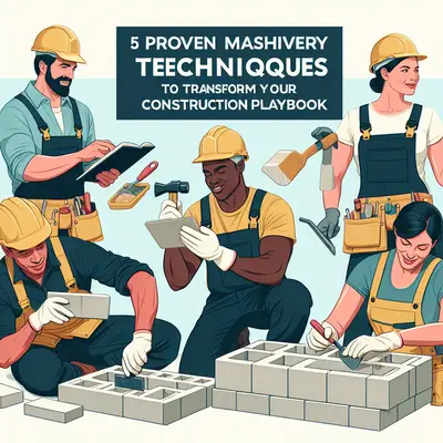 5 Proven Masonry Techniques to Transform Your Construction Playbook