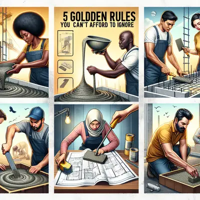 The 5 Golden Rules of Concrete Work You Can't Afford To Ignore